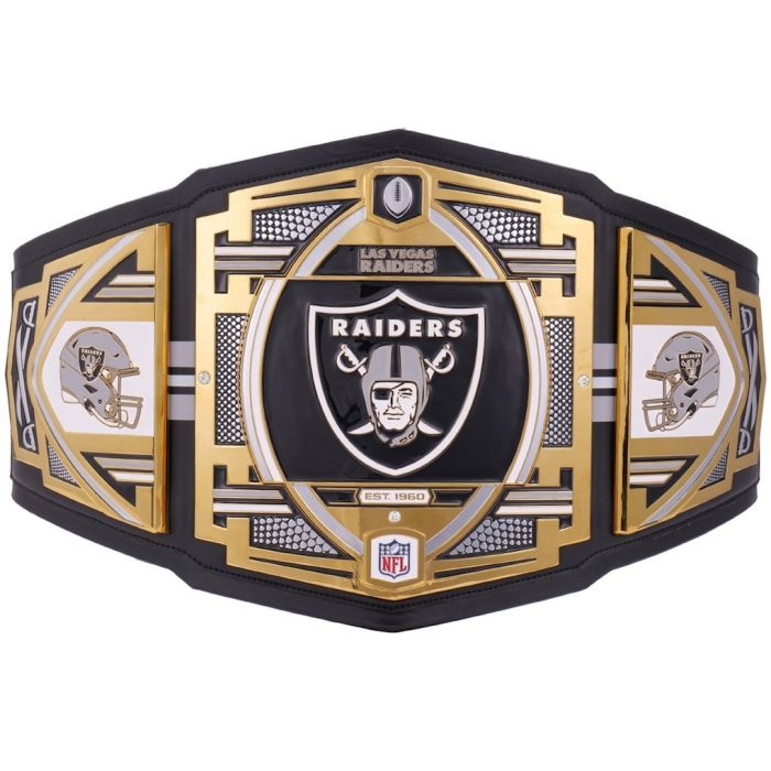 Las Vegas Raiders WWE Legacy Champion Title Belt