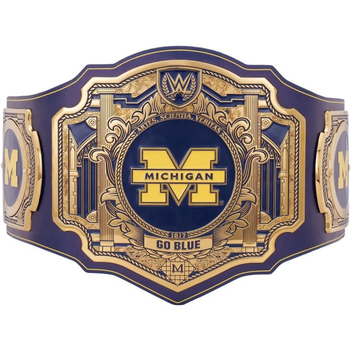 Michigan Wolverines WWE Legacy Belt