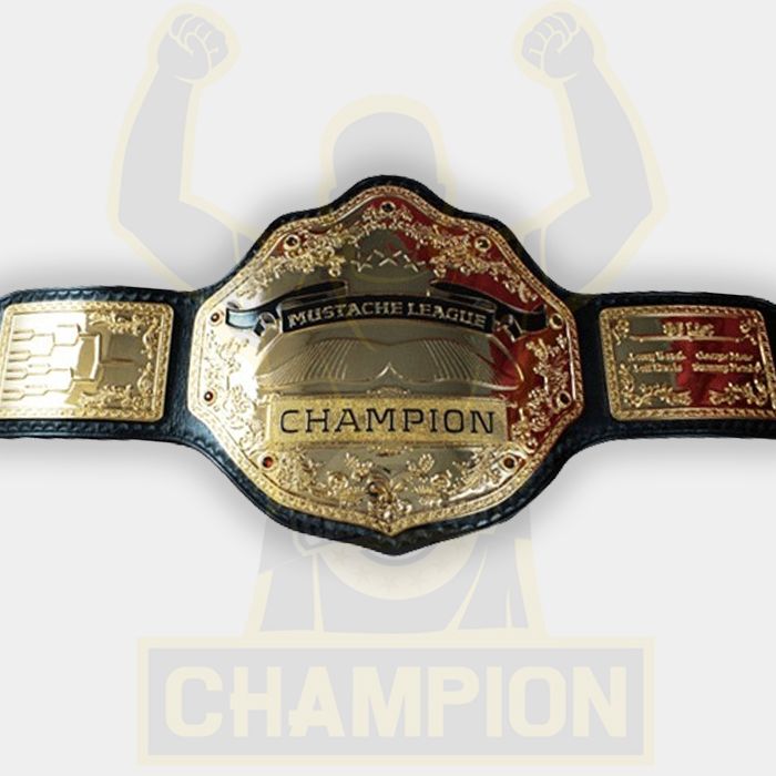 Mustache League Championship Title Belt