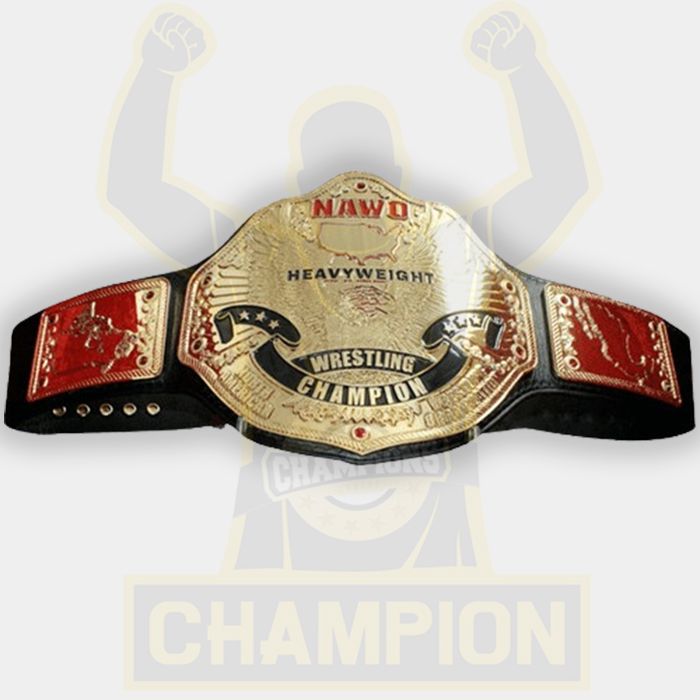 NAWO Heavyweight Title Wrestling Championship Belt
