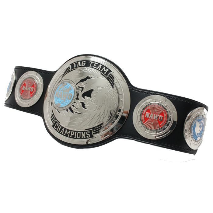 NAWO Mirror Image Tag Team Title Belt