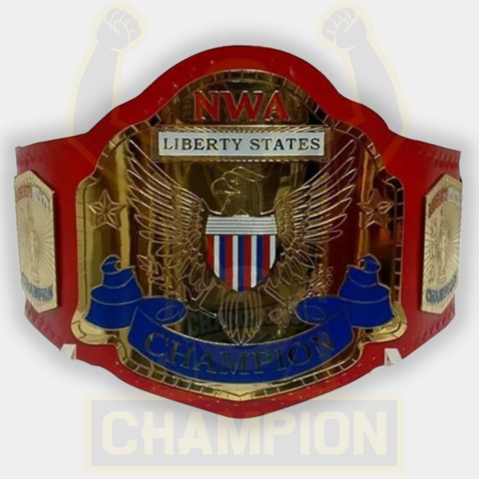 New NWA Liberty States Wrestling Championship Belt