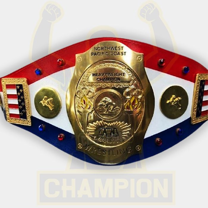NWA Northwest Pacific Coast Heavyweight Championship belt Eric Pederson Ed Francis