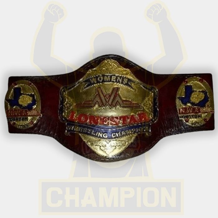 NWA Texas Lone Star Women Old Champion Belt Claudia Del Solis 