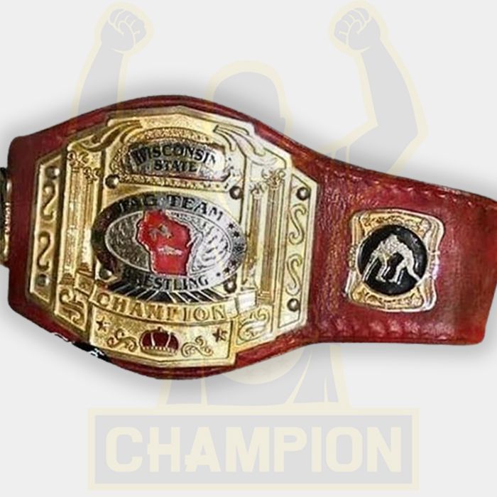NWA Wisconsin State Tag Team Champion Belt - The Re-Gex Spanish Stew