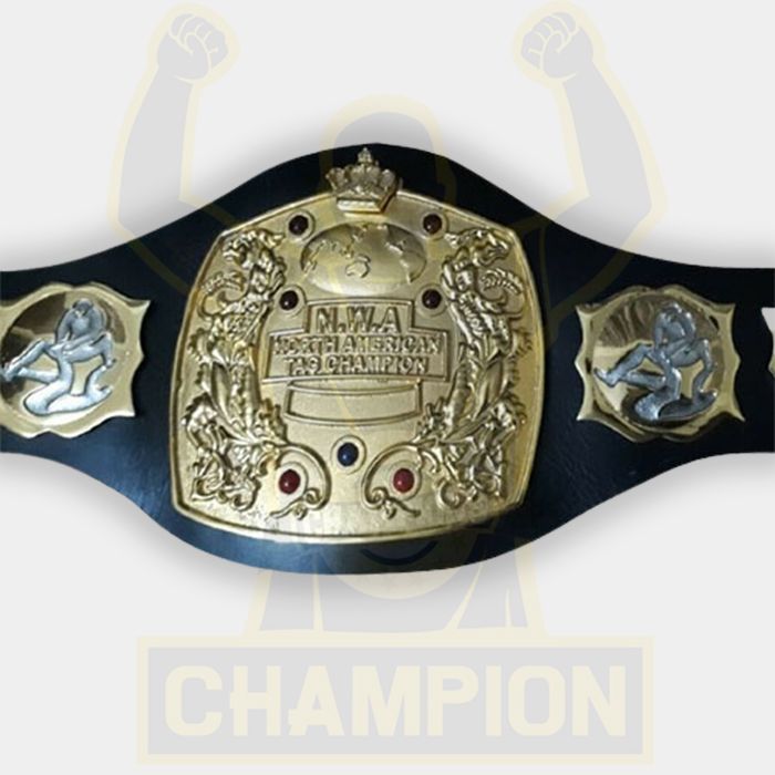 Old NWA North American Tag Team Champion Belt NJPW Japan Pro Wrestling