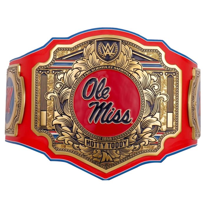 Ole Miss Rebels Legacy Title Belt