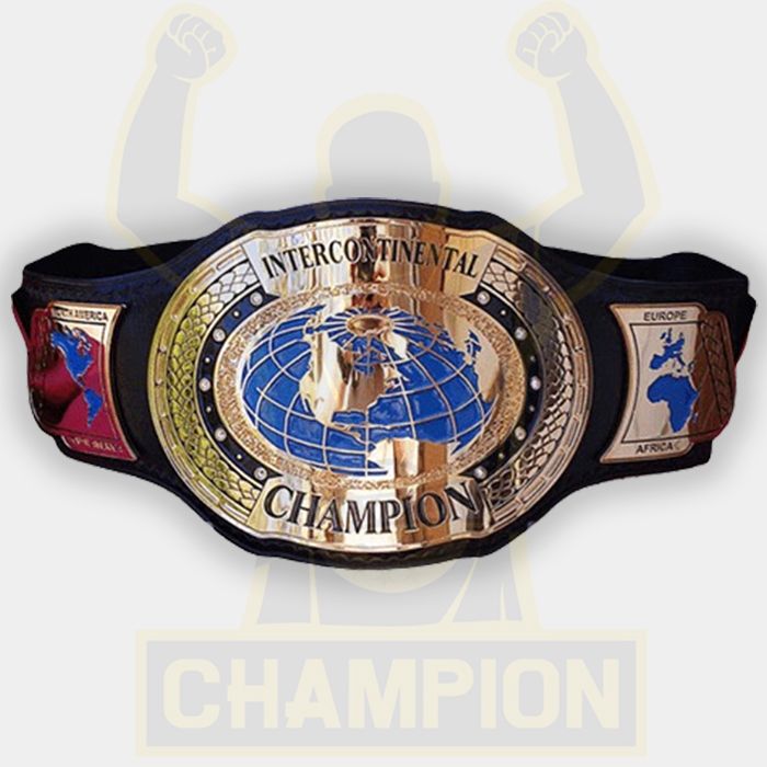 Oval Intercontinental Champion Belt