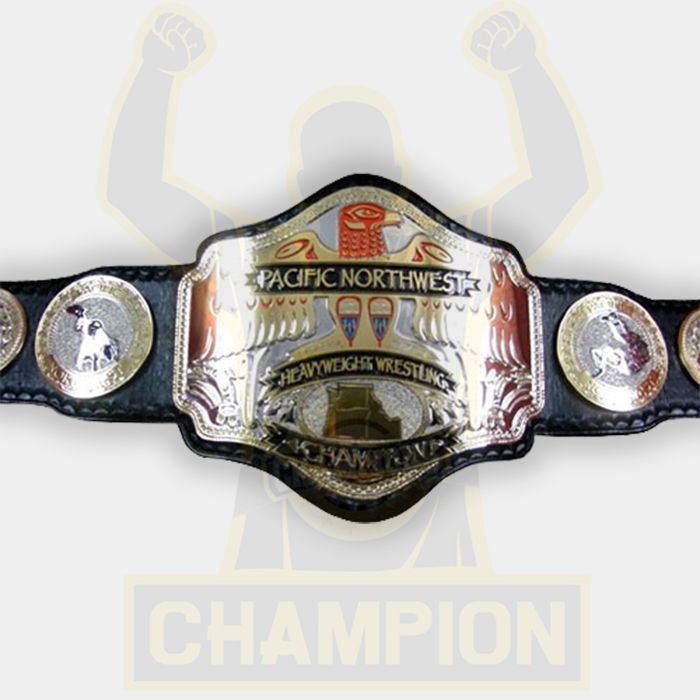 Portland Wrestling Uncut Pacific Northwest Belt 