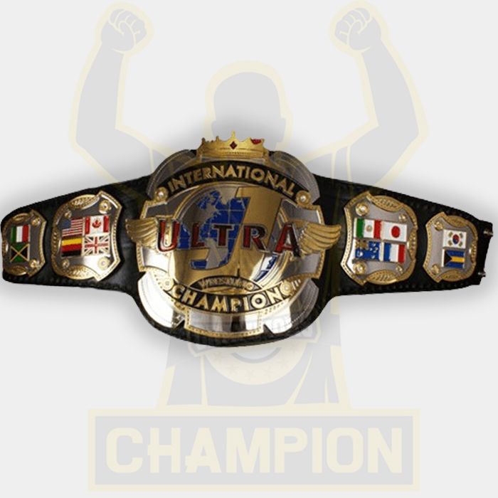 Pro Wrestling International ULTRA J Title Championship Belt 