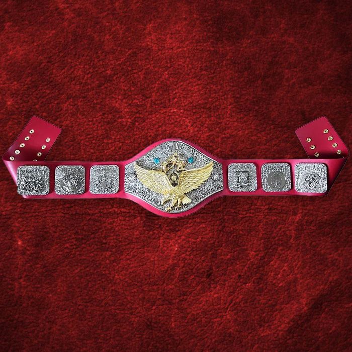 Silver with Gold Eagle Backlund Belt Special