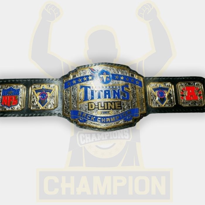 Tennessee Titans D-Line Sack Champion Belt