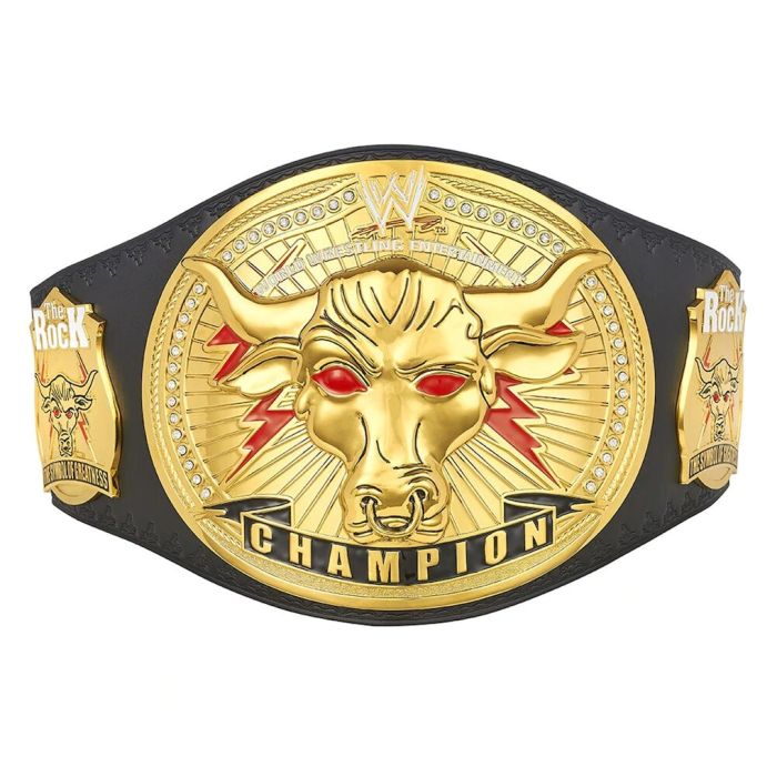 The Rock Brahma Bull Replica Championship Belt