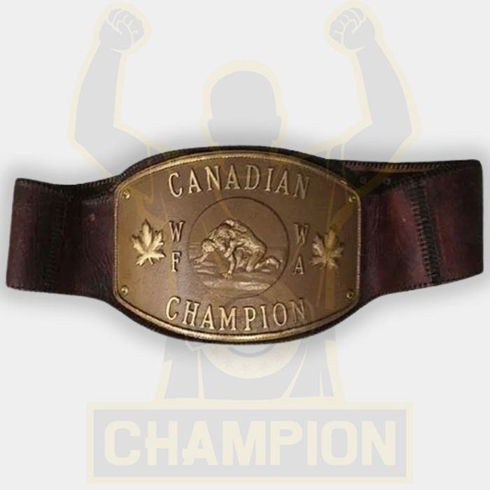 
WFWA Canadian Heavyweight Champion Belt Tony Condello
