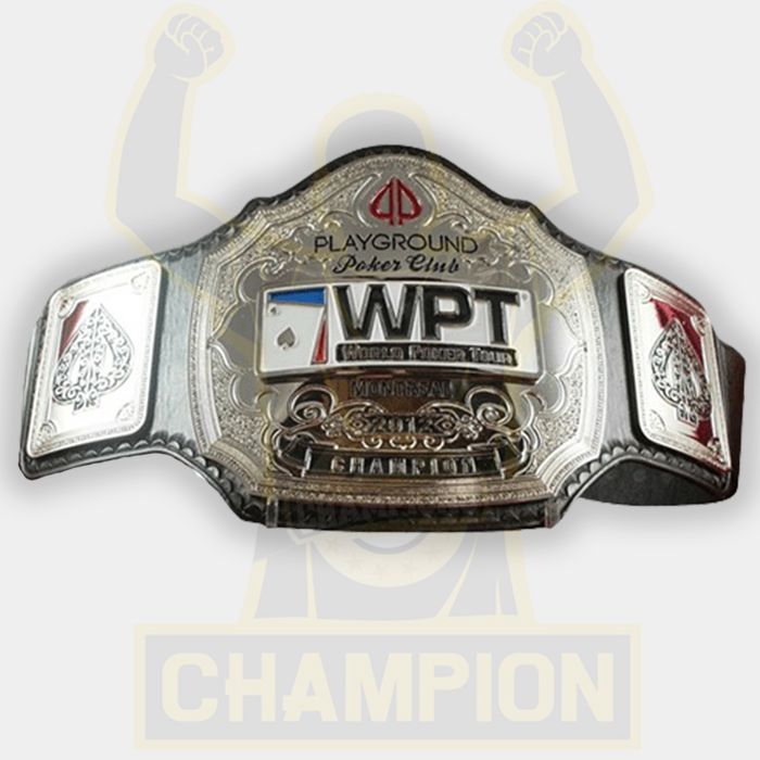World Poker Tour Playground Poker Championship Title Belt