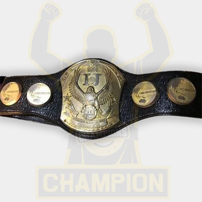 Yuji Yasuraoka WAR International Junior Heavyweight Champion Belt 
