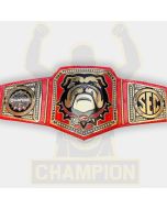 Georgia Bulldog National Customized Championship Title Belt 